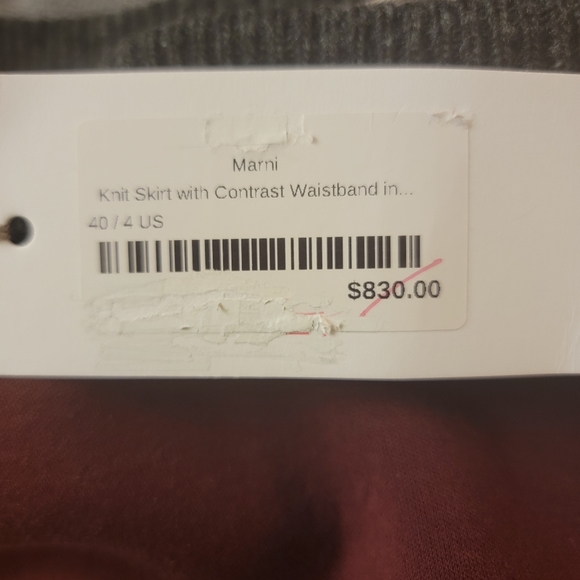 NWT Marni A Line Style Skirt - Picture 6 of 8